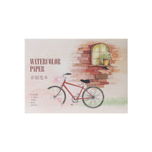 Load image into Gallery viewer, New 12 Sheet Watercolor Sketchbook Paper for Drawing Painting Color Pencil - midtownperfection
