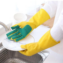 Load image into Gallery viewer, 2PCS Gloves Magic Silicone Dish Washing Gloves - midtownperfection
