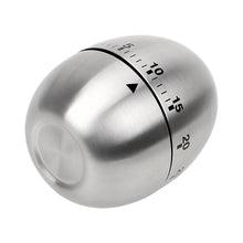 Load image into Gallery viewer, Kitchen Timer Stainless Steel Egg 60 Minutes - midtownperfection
