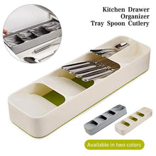 Load image into Gallery viewer, Kitchen Drawer Organizer Tray for silverware - midtownperfection
