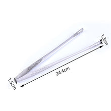 Load image into Gallery viewer, 1pcs Stainless Steel Food Tongs - midtownperfection
