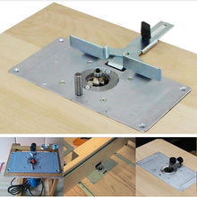 Load image into Gallery viewer, Aluminium Router Table Insert Plate Woodworking Benches - midtownperfection
