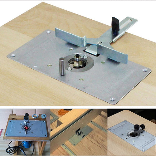 Aluminium Router Table Insert Plate Woodworking Benches - midtownperfection