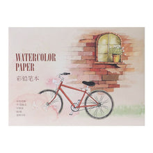 Load image into Gallery viewer, New 12 Sheet Watercolor Sketchbook Paper for Drawing Painting Color Pencil - midtownperfection
