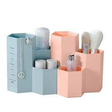 Load image into Gallery viewer, Cosmetics Makeup Brushes Plastic Storage Box - midtownperfection
