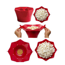 Load image into Gallery viewer, Silicone Popcorn popper, Foldable Microwave - midtownperfection
