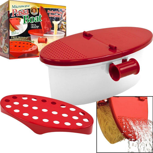 Pasta Cooker Microwave Strainer - midtownperfection