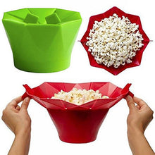 Load image into Gallery viewer, Silicone Popcorn popper, Foldable Microwave - midtownperfection
