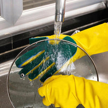 Load image into Gallery viewer, 2PCS Gloves Magic Silicone Dish Washing Gloves - midtownperfection
