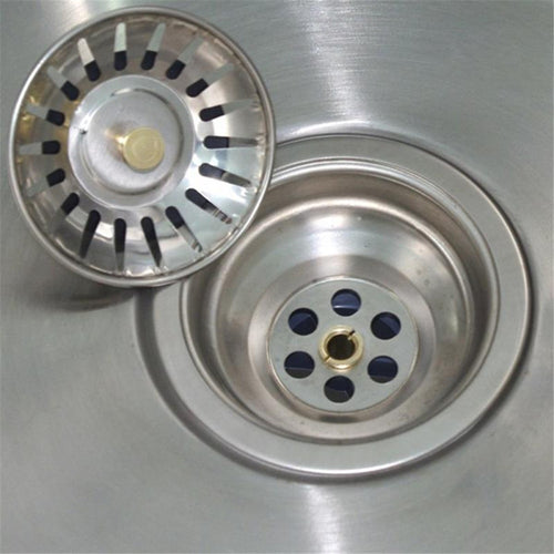 New Kitchen Sink Strainer Stopper Stainless Steel - midtownperfection