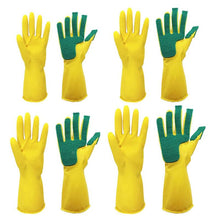 Load image into Gallery viewer, 2PCS Gloves Magic Silicone Dish Washing Gloves - midtownperfection
