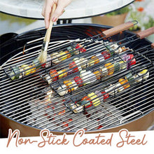 Load image into Gallery viewer, Portable Grilling Basket Stainless Steel Nonstick - midtownperfection
