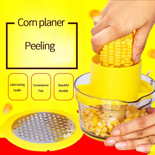 Multifunctional Potato Grater Ginger Slicer Peeling Corn Machine Stainless Steel - midtownperfection