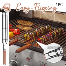 Load image into Gallery viewer, Portable Grilling Basket Stainless Steel Nonstick - midtownperfection
