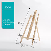 Load image into Gallery viewer, A4/A3 Beech Wood Table Easel For Artist Easel Painting Craft Wooden Stand For Party Decoration Art Supplies 30cm/40cm/50cm - midtownperfection
