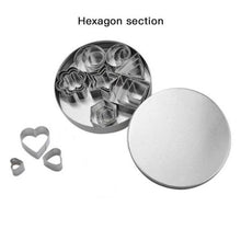 Load image into Gallery viewer, 24pcs/set Stainless Steel Cookie Biscuit DIY Mold Star Heart Round Flower Shape Cutter Baking Mould Tools Kitchen Accessories - midtownperfection
