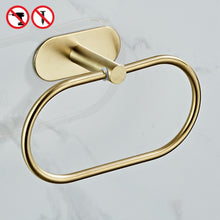 Load image into Gallery viewer, ELLEN Bathroom Hardware Set Brushed Gold Robe Hook Towel Bar Toilet Paper Holder Bath Bathroom Accessories EL1001G - midtownperfection
