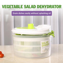 Load image into Gallery viewer, Kitchen Vegetable Fruit Dryer Portable Salad Spinner Lettuce Greens Washer Strainer Drying Machine Kitchen Accessories Tool - midtownperfection
