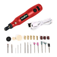 Load image into Gallery viewer, Mini Wireless Drill Electric Carving Pen Variable Speed USB Cordless - midtownperfection
