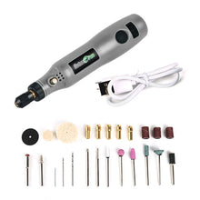 Load image into Gallery viewer, Mini Wireless Drill Electric Carving Pen Variable Speed USB Cordless - midtownperfection
