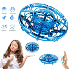 Load image into Gallery viewer, ZK22 UFO Helicopter Fly Helicopter Hand Operated Drone HandsFree 360 Rotating FlyNova Toy Motion Sensor Drone Best Gift for Kids
