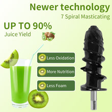 Load image into Gallery viewer, LUFVEBUT Masticating Juicer, Slow Juicer Extractor  Anti-drip Mouth, Quiet Motor, Ideal for Nutrient Fruit and Vegetable Juice - midtownperfection
