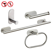 Load image into Gallery viewer, ELLEN Bathroom Hardware Set Brushed Gold Robe Hook Towel Bar Toilet Paper Holder Bath Bathroom Accessories EL1001G - midtownperfection
