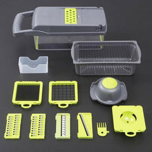 Load image into Gallery viewer, 7 in 1 Fruit Cutter Potato Peeler Carrot Cheese Grater Vegetable Slicer Vegetable Cutter Kitchen Accessories Mandoline Slicer - midtownperfection
