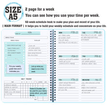 Load image into Gallery viewer, Daily Weekly Planner Agenda Notebook - midtownperfection
