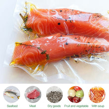 Load image into Gallery viewer, LAIMENG 5 Rolls Sous Vide Roll Bags For Vacuum Packing Machine Packaging Food Storage Vacuum Bags for Vacuum Sealer R129 - midtownperfection
