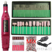 Load image into Gallery viewer, 1 Set Electric Nail Drill Machine Milling Cutters Set for Manicure Pedicure Salon Nail File Strong Nail Drill Equipment Tools - midtownperfection
