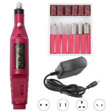 Load image into Gallery viewer, 1 Set Electric Nail Drill Machine Milling Cutters Set for Manicure Pedicure Salon Nail File Strong Nail Drill Equipment Tools - midtownperfection
