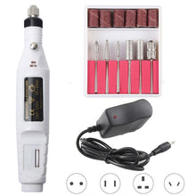 Load image into Gallery viewer, 1 Set Electric Nail Drill Machine Milling Cutters Set for Manicure Pedicure Salon Nail File Strong Nail Drill Equipment Tools - midtownperfection
