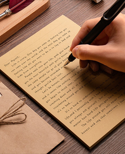 50 sheets Vintage Kraft paper Writing Letter Stationery - midtownperfection