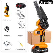 Load image into Gallery viewer, 1200W 4in/6in Electric Saw Portable Mini Saw Cordless Pruning Saw  Used For Garden Trimming With Battery - midtownperfection
