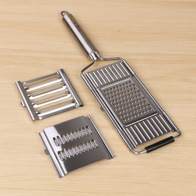 Multifunction Vegetable Slicer Stainless Steel Grater Cutter Shredder Fruit Potato Carrot Peeler Grater Kitchen Accessories Tool - midtownperfection