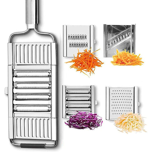 Kitchen Mandoline Slicer Stainless Steel Multi Blade Adjutsable Peeler for Fruits and Vegetables Kitchen Accessories Kitchen Too - midtownperfection