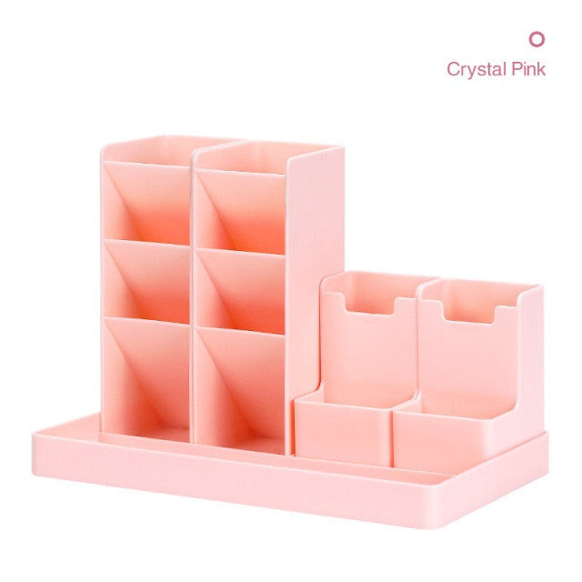 ZK30 Large Capacity Pen Holder Cute Desk Accessories Pencil Storage Box Desktop Organizer Stand Case School Office Stationery - midtownperfection