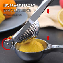 Load image into Gallery viewer, Manual Stainless Steel Citrus Fruits Squeezer Orange Hand Manual Juicer Kitchen Tools Lemon Juicer Orange Queezer - midtownperfection
