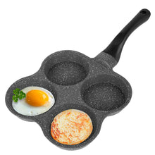 Load image into Gallery viewer, Four-Hole Frying Pot Pan Thickened Omelet Pan Non-Stick Egg Pancake Steak Pan Cooking Egg Ham Pans Breakfast Maker Cookware - midtownperfection
