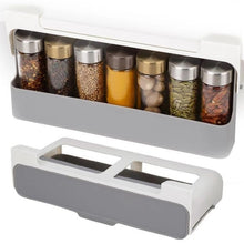 Load image into Gallery viewer, New Kitchen Under-Shelf Organizer Spice Rack Seasoning Holder Drawer Spice Holder Spice Bottle Storage Kitchen Accessories - midtownperfection
