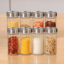 Load image into Gallery viewer, 12 Spice Jars And Rotating Shelf Stainless Spice Bottle Storage Rack Countertop Storage Holder For Spice Kitchen Accessories - midtownperfection
