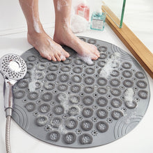 Load image into Gallery viewer, 55cm Round Silicone Bath Massage Cushion Brush Suction Cup Bathroom Shower Mat Non-slip Bathroom Mat Bathroom Accessories - midtownperfection
