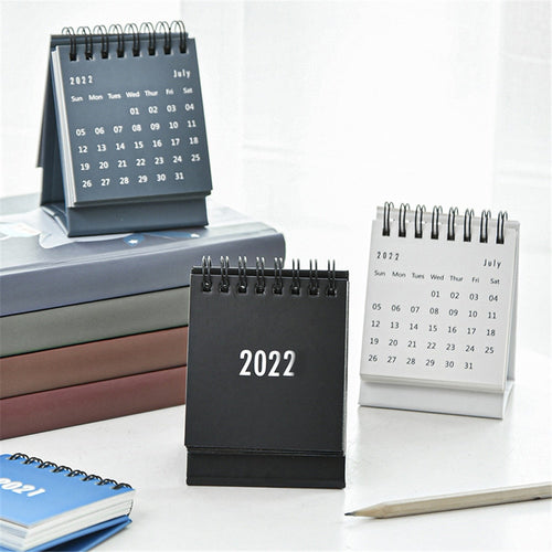 2022 Simple Desk Calendar with Stickers - midtownperfection