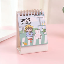 Load image into Gallery viewer, 2022 Simple Desk Calendar with Stickers - midtownperfection
