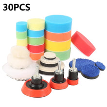 Load image into Gallery viewer, Car Foam Drill Polishing Pad Kit Buffing Pads Sponge Set Drill Power Tool Headlight Wheel Polisher Polimento Pad Polisseurs - midtownperfection
