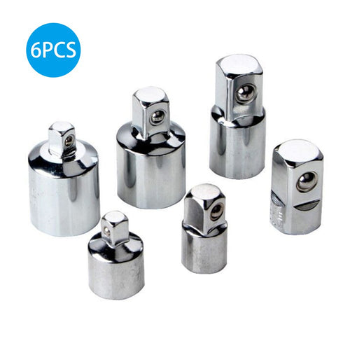 6pcs/set Impact Socket Adapter Ratchet Wrench Socket Converter 1/2 3/8 3/8 1/4 3/4 1/2 Drive For Auto Repair Tools - midtownperfection