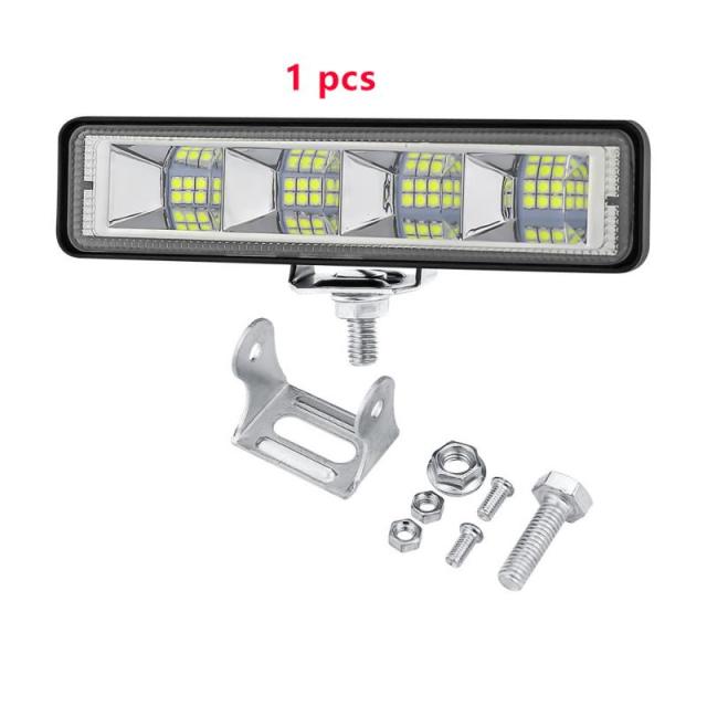 Led Work Light White 72W/18W Driving Lamp Portable Modified Lamp Emergency Car Repairing Car SUV Boat Led Bar Flood Light Lamp - midtownperfection